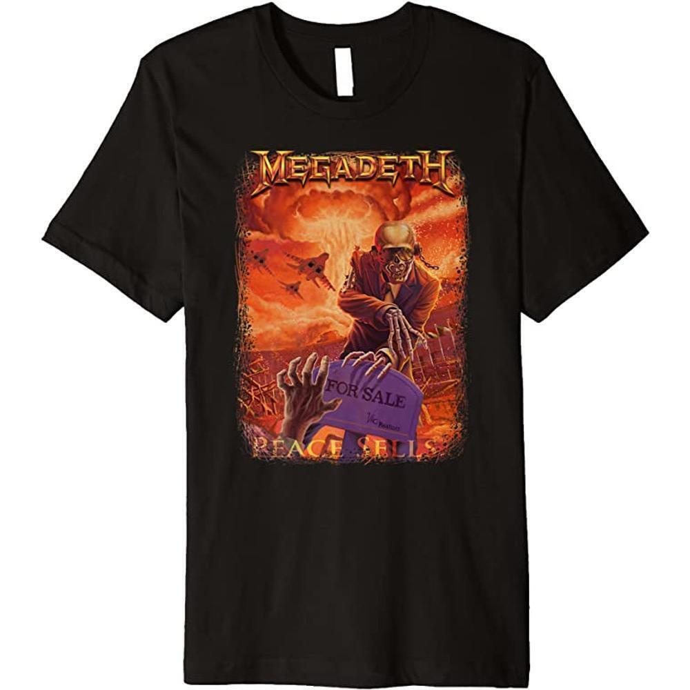 Megadeth Skeleton Realtor Premium Slim Fit T Shirt